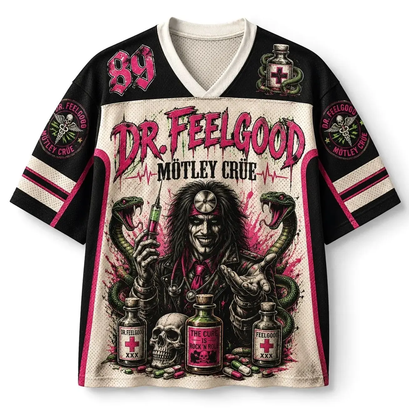 Mötley Crüe“Dr. Feelgood Jersey Shirts 2HH