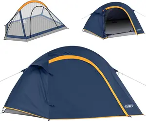 Camping Tent 1-2 Person, Easy Set up-Portable Small Backpacking Tents for Camping Waterproof Tent with Rainfly