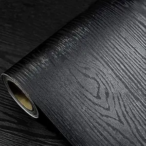 Wood Grain Pattern Wallpaper, Self-adhesive & Removable Wallpaper, Realistic Wood Sensation, Easy to Clean Wallpaper for Countertop Furniture Kitchen Wall