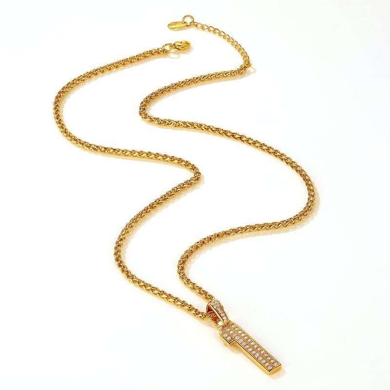 U7 Number 0-9 Pendant Shing Necklace for Men Women CZ Hip Hop Jewelry U7 Number 0-9 Pendant Shing Necklace for Men Women CZ Hip Hop Jewelry