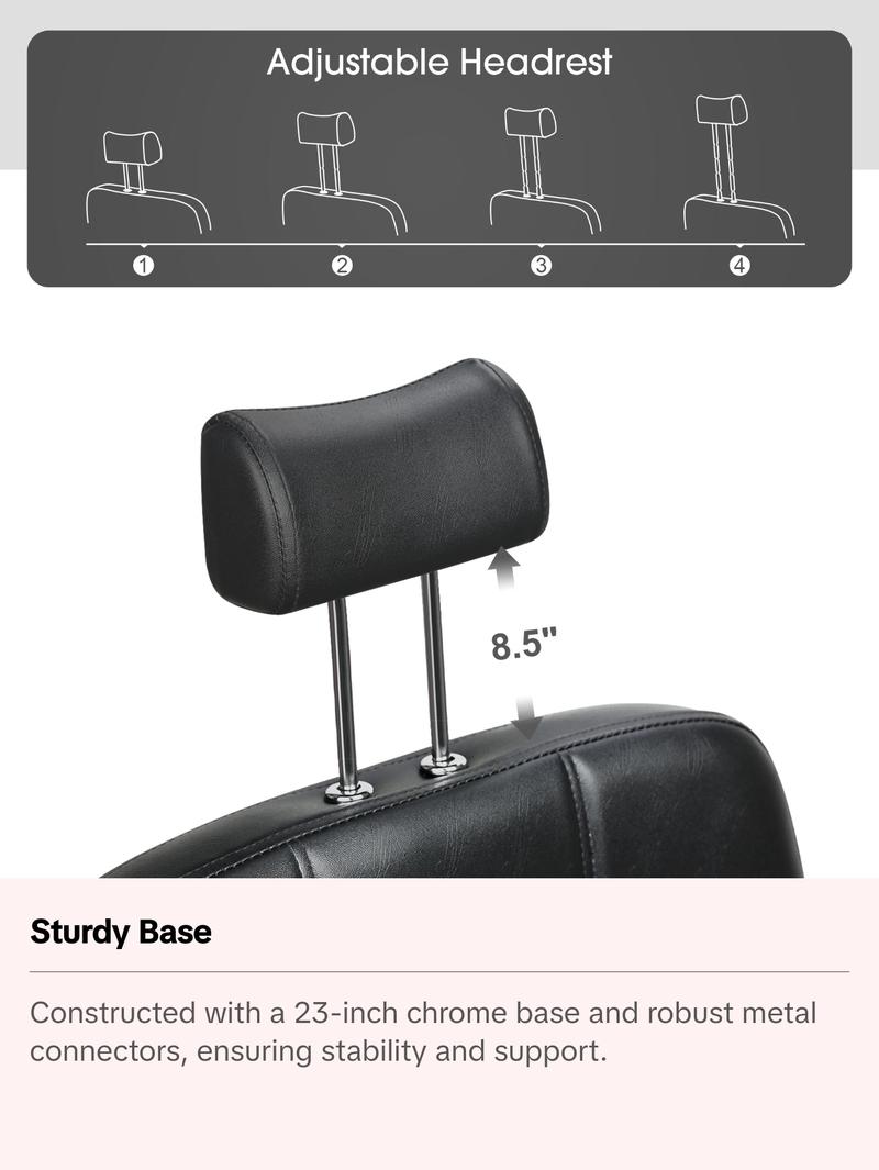 BarberPub All Purpose Hydraulic Barber Chair Salon Beauty Spa Chair Shampoo Recliner 2059 BarberPub All Purpose Hydraulic Barber Chair Salon Beauty Spa Chair Shampoo Recliner 2059