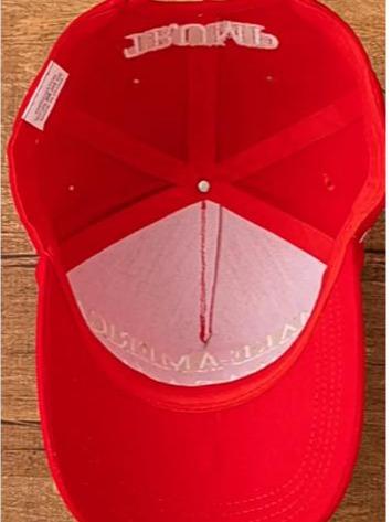 Trump Cotton Embroidery Baseball 45-47th Make America Great Again Sports Hat Bright Red