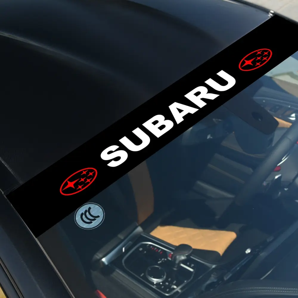 Subaru Car Windshield Decal Sticker, Sticker Decals, Automobile Decals, Custom Front Hood Emblem, Personalized Vehicle Logo, Sunproof Waterproof Decorative Accessories, Automotive Decoration, Vehicle Exterior Decoration, Decal For Cars
