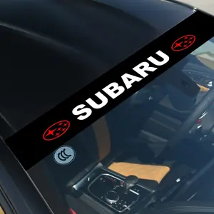 Subaru Car Windshield Decal Sticker, Custom Front Hood Emblem, Personalized Vehicle Logo, Sunproof Waterproof Decorative Accessories, Decal For Cars