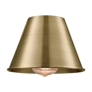 Ballston Metal Shade Antique Brass Finish