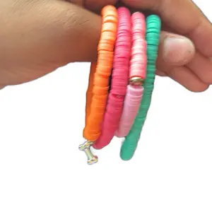 Clay beads with a unique design