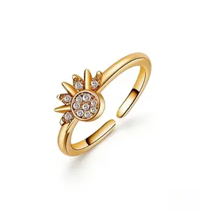 Adjustable Sun & Moon Matching Ring Set, Stylish New Fashion Jewelry for Parties and Daily Outfits, Trendy Gift Choice for Your Girlfriend