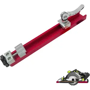 Circular  Guide Rail, Circular  Guide Rail Fits 12"  Base, Adjustable  Machine Base Guide, for  Parallel Straight Cuts and  Trimming