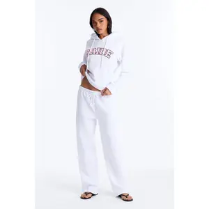 Bride Hoodie & Pant Set - White/Pink