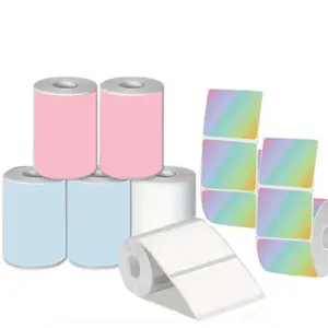 Thermal Label Paper, 8 Rolls 230pcs/roll Label Printer Paper, Office Stationery & Supplies for Home & Office