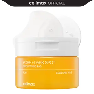 [celimax official] Pore+Dark Spot Brightening Pad | Exfoliating Peeling Pads for Enlarged Pores, with Hyaluronic Acid, Pore Minimizer, Non-Irritating, Hydrating, For Sensitive Skin (40/80 pads)