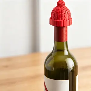 Silicone Wine Stoppers, Cute Cartoon Red Riding Hood Design, Reusable Bottle Seal for Red Wine Preservation (1 Pack)