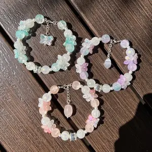 Handmade Glass Bead Bracelet