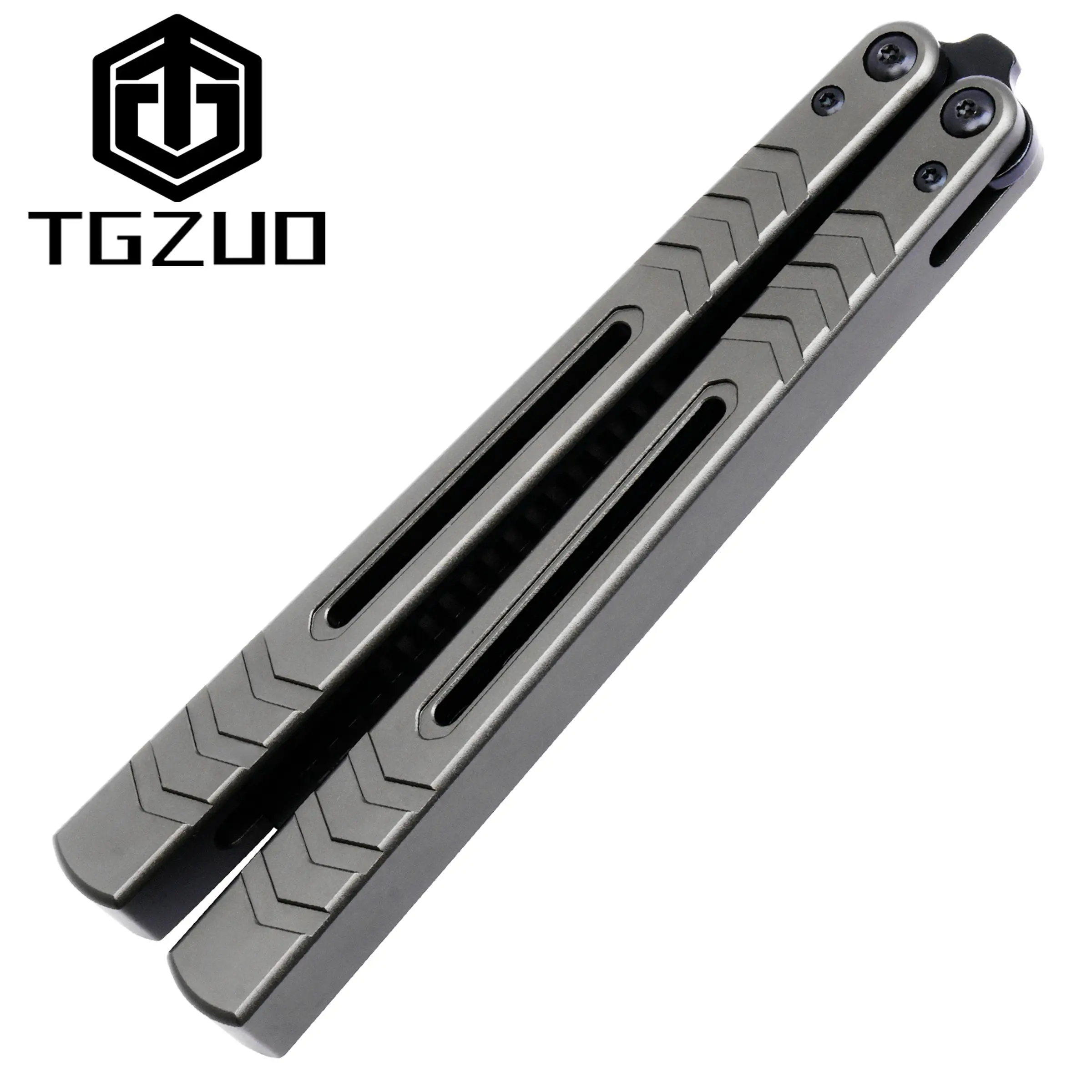 Butterfly Trainer Aluminum Handle, with Bottle Opener, Flip Tool Hand Spinning Skill Toy for Beginners, High-Quality Edc Tool