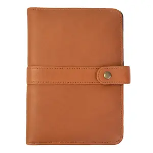Escriba Leather Snap Journal Refillable Notebook For Travel, Writing And Everyday Office Use