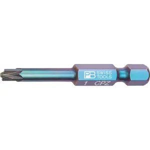 PB Swiss PB E6.180/1 PrecisionBits for Pozidriv/Slotted Combination Screws, PZ1