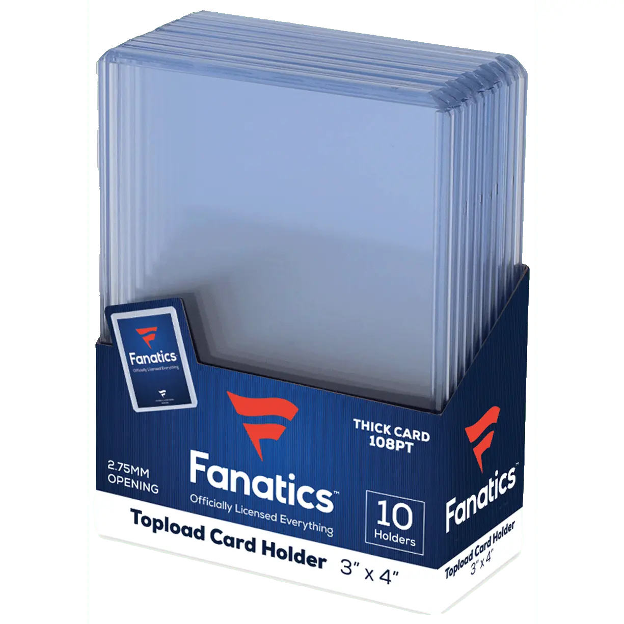 Fanatics Collectibles 108pt 3x4 Top Loader - 10 Count