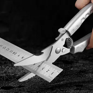 Chicken Bone Scissors Kitchen Household Chicken Duck Goose Meat Bone Scissors Stainless Steel Multifunctional Home Chicken Feet Scissors