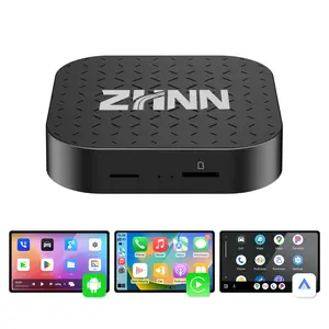 ZHNN Carplay AI Box, Smart AI Box Stream Videos to Your Car Multimedia Video Box, Caplay Video Streaming Android Auto AI Box Carplay for Car with Factory Wired Carplay Ai Box Lite