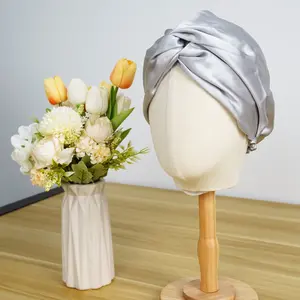 Mireille 19 Momme 100% Mulberry Silk Bonnet for Sleeping & Women Hair Care, Highest Grade 6A Silk Hair wrap for Sleeping with Premium Elastic Stay On Head heatless curls Women's silk bonnet