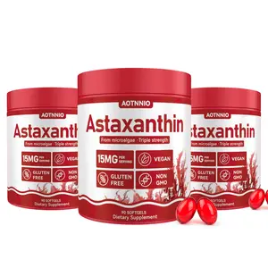 Premium Astaxanthin (90 Softgels) —Fresh Microalgae Source—Natural Eye Antioxidant Supplement, Dietary Supplement