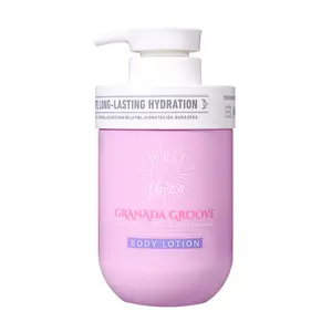 Solo En Ibiza Granada Groove Body Lotion 16.9oz/500ml Plum Violet Sandalwood Amber Scent | Daily Moisturizer with Long-Lasting Fragrance