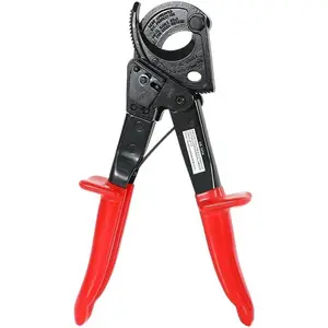 ratchet cable cutter for copper-aluminum cable,cuts up to 240mm²:240 mm²/ 300 MCM copper wire or 500 MCM aluminum wire length: 260 mm weight: 0.7 kg.