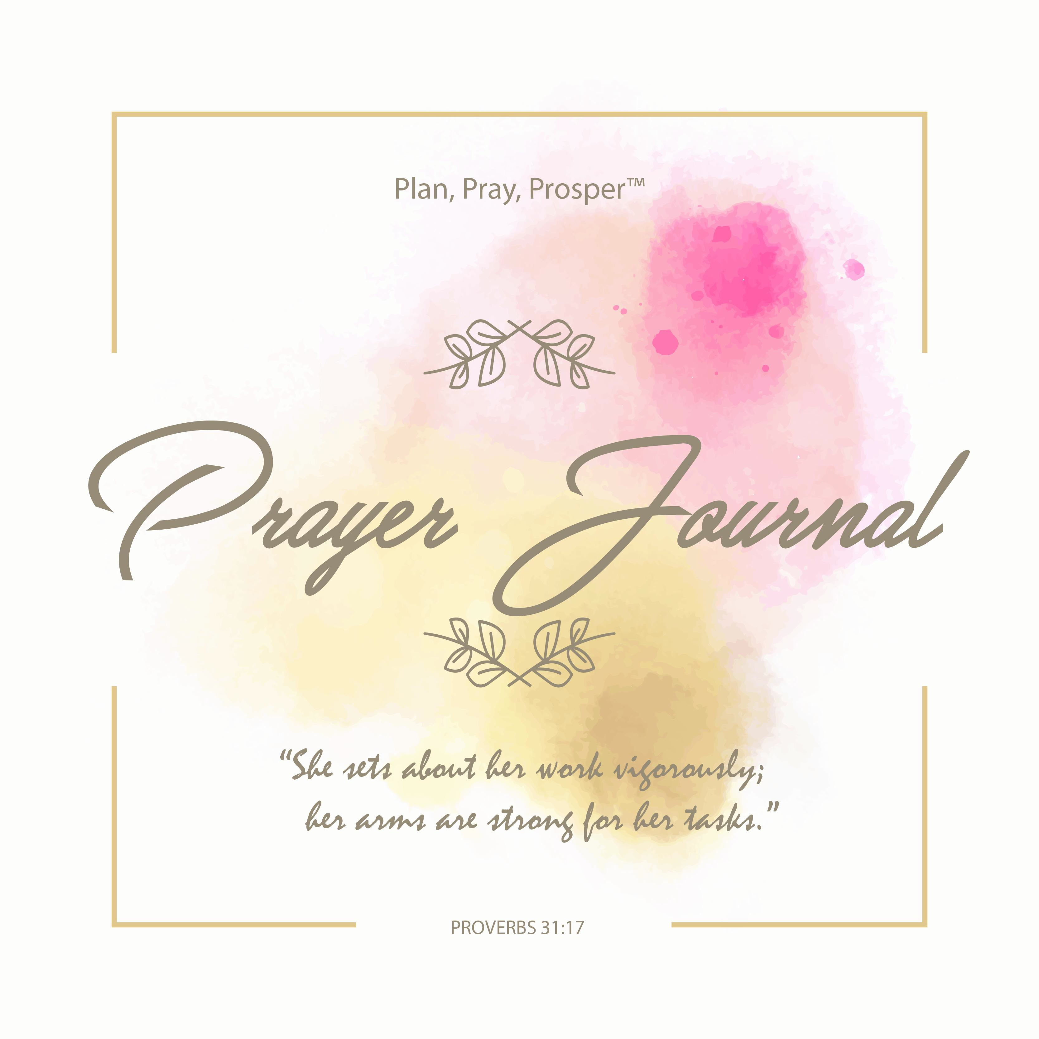 Plan, Pray, Prosper Prayer Journal (Undated )
