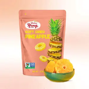 Soft Dried Pineapple 300g (10.6oz) – Natural Chewy Snack – Madam Hong