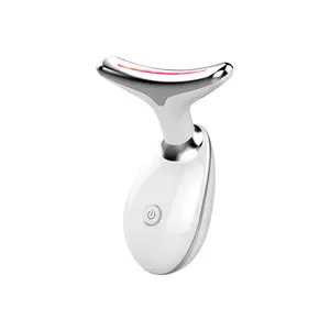 2026 New Facial Neck Beauty Instrument, 3 Color LED Women Skincare Face Massager, Instant Face Lift, Multi-Functional Facial Skincare Tool, Home Skincare