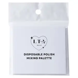 Disposable Waterproof Nail Art Mixing Paper for Drawing & Design - 50 Sheets Eco-Friendly Palette Paper for Manicure & Cutics