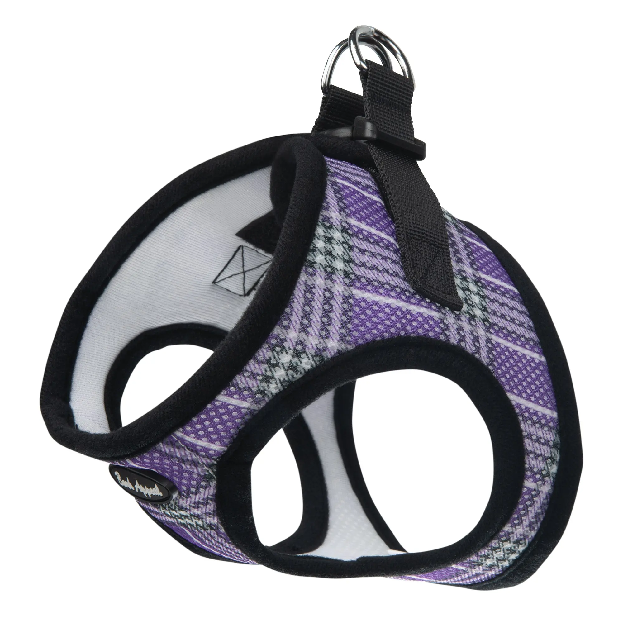 Step-In Harnesses for Small to Medium Pets - Plaid or Camo Design, Non-Choking, Vet Recommended, Chrome D-Rings, Heavy-Duty Buckle, Adjustable Fit, Soft Comfortable Material