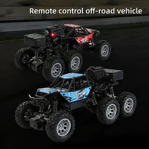 Remote Control Climbing Car Toy, Four-Wheel and Six-Wheel Drive Off-Road RC Car, Full Terrain High Elastic Shock Absorption, 2.4g Remote Controller, Remote Controlled Car