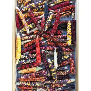 TomorrowSeeds - Painted Mountain Ornamental Corn Seeds -  () Rainbow Gem Indian Maize Dent Corn Untreated Vegetable Seed for 2024 Season