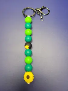 Sunflower Silicone Keychain
