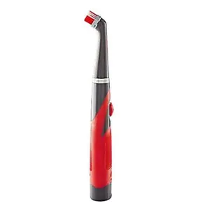 212 MAIN Cordless Power Scrubber, Home Cleaning Tool with Oscillating Head, Fast Cleaning Grout Functionality - Red (Model 116686)