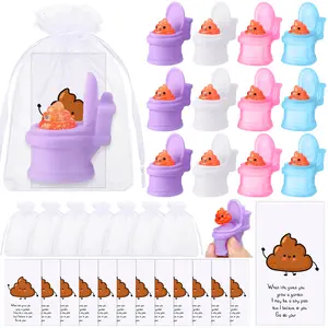 Mini Positive Poop Resin Stress Relief Supplies with Inspirational Greeting Cards  Funny Employee Appreciation Gifts for Coworkers Teacher Nurse Prank Poop Supplies Gag Gifts for Friends Family Office White Elephant Party Favors