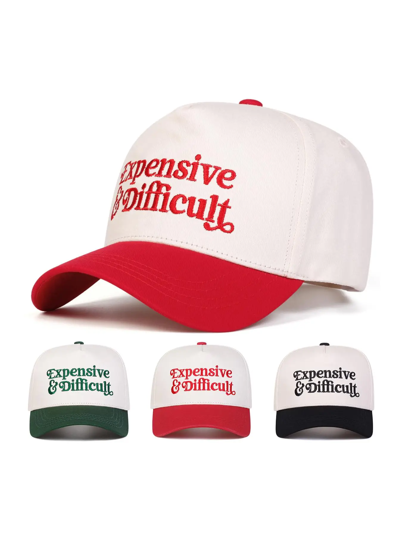 Letter Embroidery Trucker Hat, Casual Outdoor Sports Hat for Men & Women, Fashion Accessories for Daily Wear