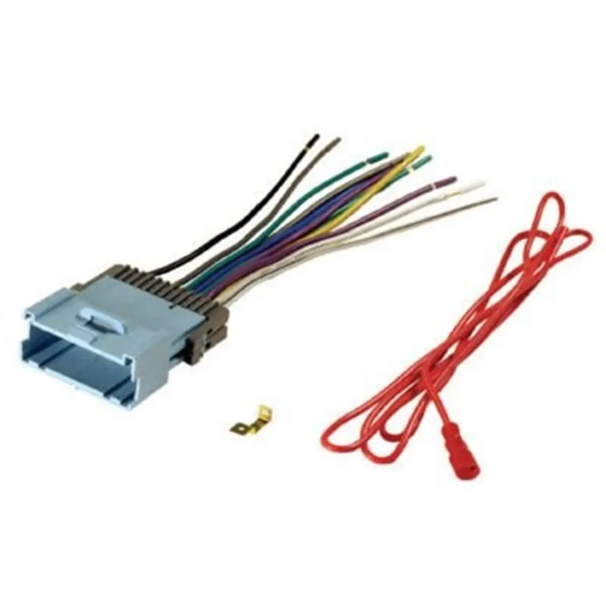 American International Corp 12V ABS Plastic Wiring Harness for 2004-2008 Chevrolet, Pontiac Vehicles - High Impact OEM Quality Molded Connectors, Aftermarket Radio Install, Eliminates Cutting Factory Radio Plug (Purple, Yellow, Gray Options)