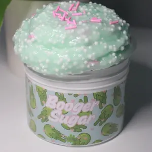 Booger Sugar Popping Crunchy Slime - Zeeslimez
