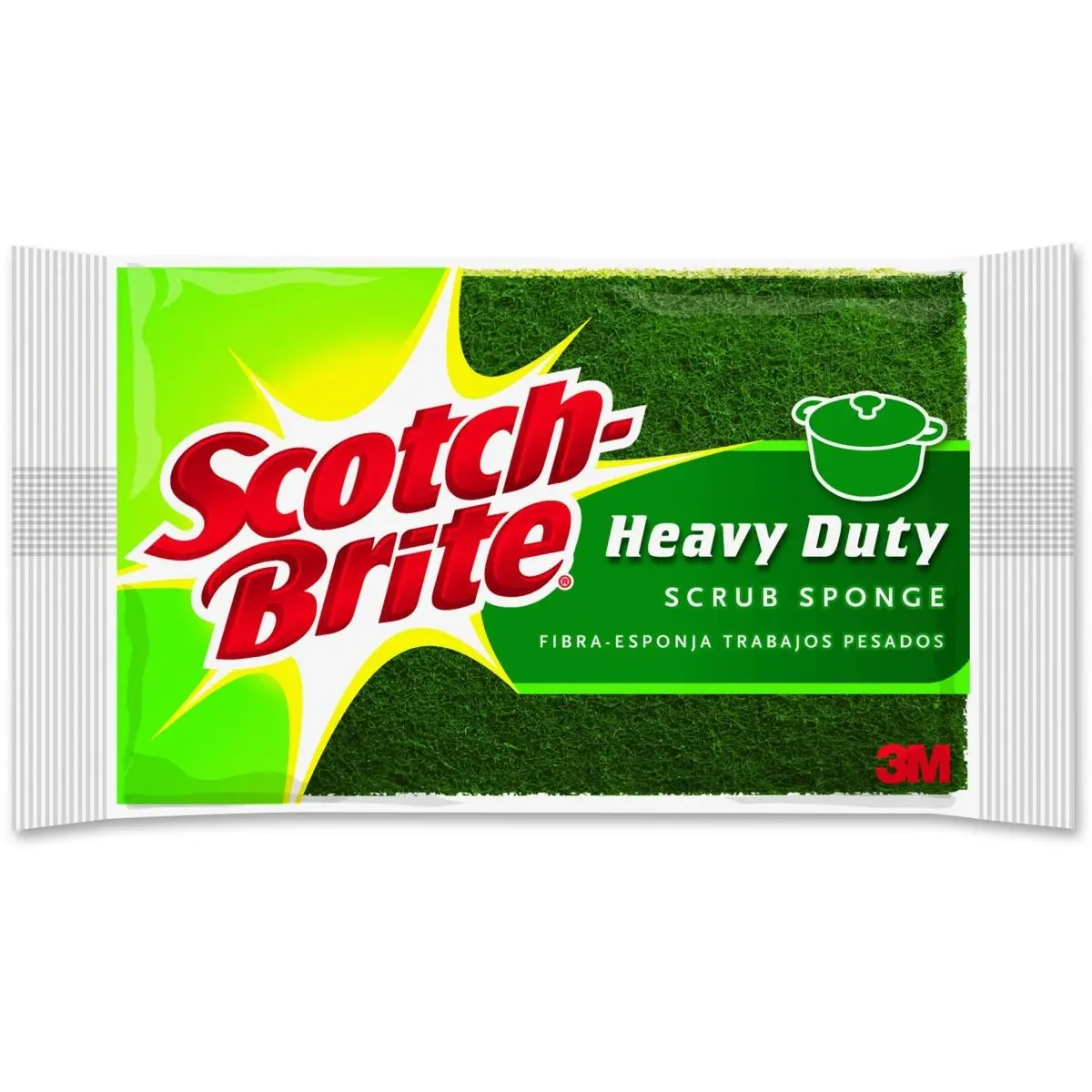 Scotch-Brite Reptile & Amphibian Heavy-Duty Cleaning Sponge - Green, 6-Pack, Removable & Washable, Reusable, Fast Cleanup, Dishwasher Safe, Removes Tough Baked-On Messes 50% Faster