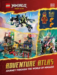 Lego Ninjago Dragons Rising Adventure Atlas: Journey Through the World of Ninjago -- Dk, Mixed Media Product
