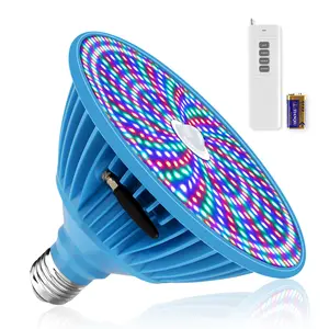 Pool Lights for Inground Pool, Led Pool Light Bulb, 120V 50W RGBW Color Changing Underwater Pool Light with Remote Control, E26 Replacement for Pentair Hayward Fixture, 500W Equivalent