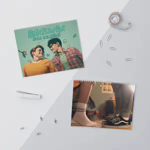 Heartstopper Wall Calendar 2026 Calendar for Fan Lover 270gsm Premium Paper 11x8.5 & 14x11.5 Inches Eco-Friendly Design