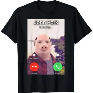 John Pork Calling T Shirt