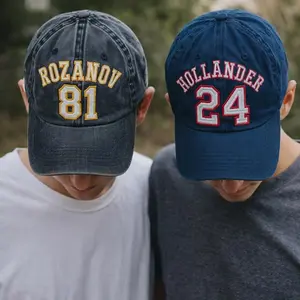 Embroidered Heated Rivalry Cap, Team Hollanov Hat, Heated Rivalry LGBT Hockey Romance Cap, Hollander Rozanov Fan Gift, Movie Inspired Hat