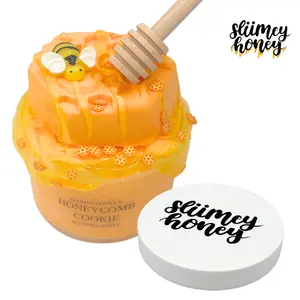 6oz Sliimeyhoney - Honeycomb Cookie DIY Clay Cloud Cream Slime Kit