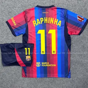 Blue Red Soccer Jersey Set – 2026/2027 Home Style Football Uniform for Men Women Youth, Breathable Sportswear