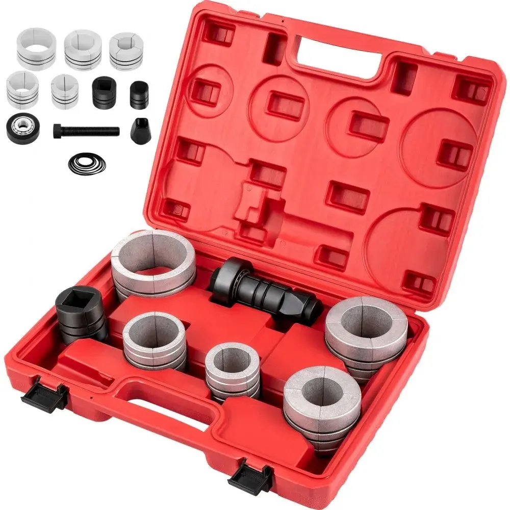 Pipe Stretcher Kit, Exhaust Pipe Stretcher Kit 1-5/8\" to 4-1/4\", Exhaust Pipe Expander Kit for Tail Pipe Tube, Exhaust Pipe Expander Tool with Storing Case, 7 Pcs Pipe Expander, Exhaust Stretc