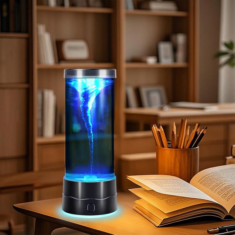 Tornado Lamp USB Colorful LED Ambient Light, Creative Night Light, Silent Decorative Small Lamp
